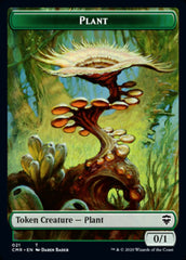 Illusion // Plant Double-Sided Token [Commander Legends Tokens] | Tables and Towers