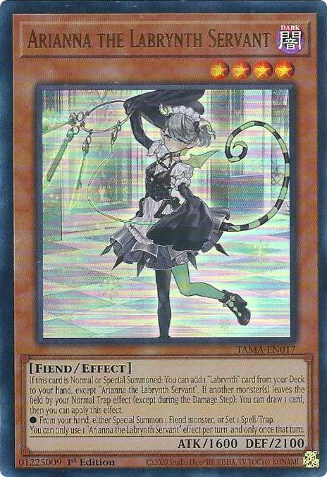 Arianna the Labrynth Servant [TAMA-EN017] Ultra Rare | Tables and Towers