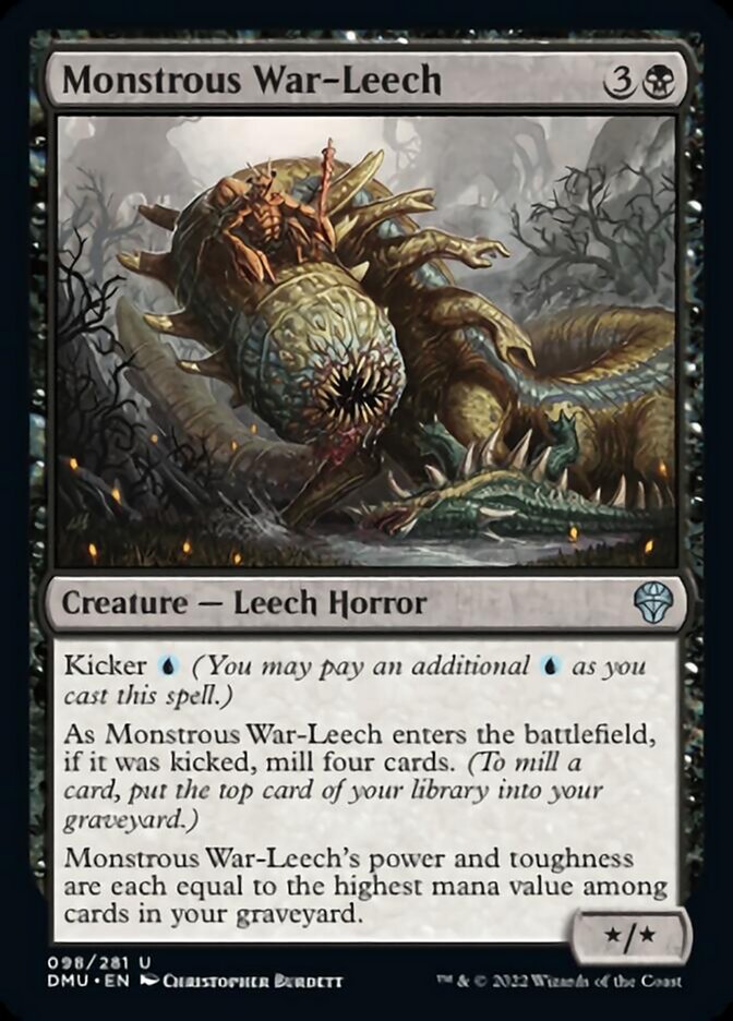 Monstrous War-Leech [Dominaria United] | Tables and Towers