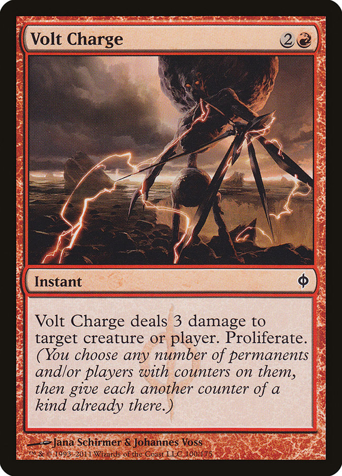 Volt Charge [New Phyrexia] | Tables and Towers