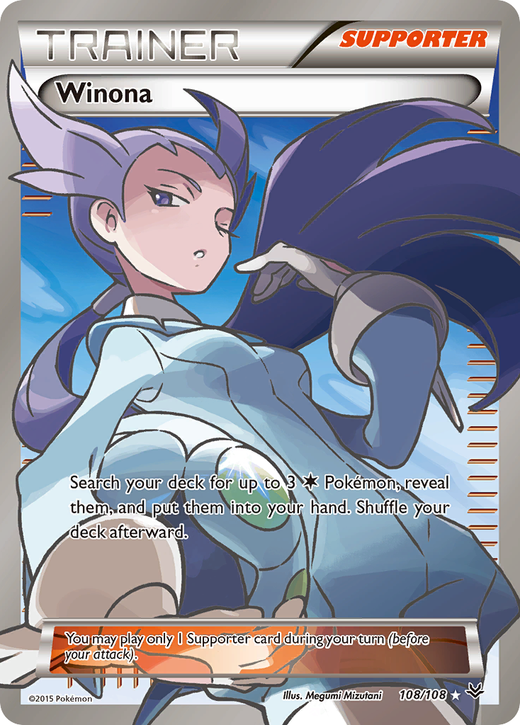 Winona (108/108) [XY: Roaring Skies] | Tables and Towers