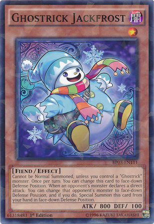 Ghostrick Jackfrost [BP03-EN111] Shatterfoil Rare | Tables and Towers