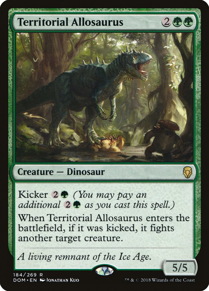 Territorial Allosaurus [Dominaria] | Tables and Towers