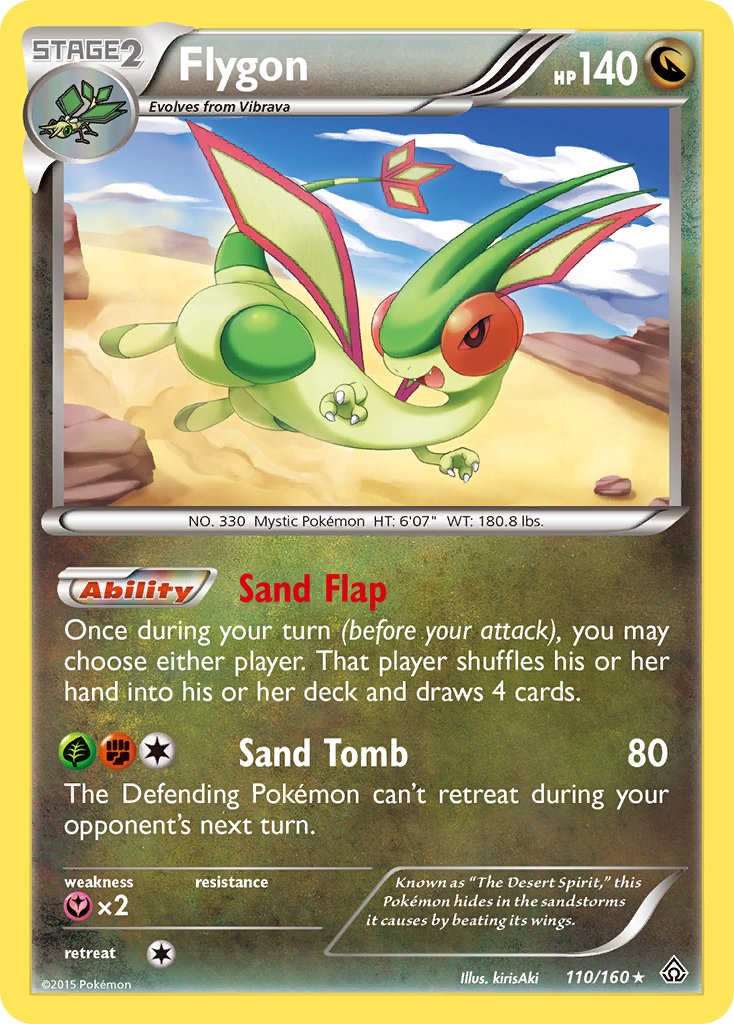 Flygon (110/160) (Cosmos Holo) (Blister Exclusive) [XY: Primal Clash] | Tables and Towers