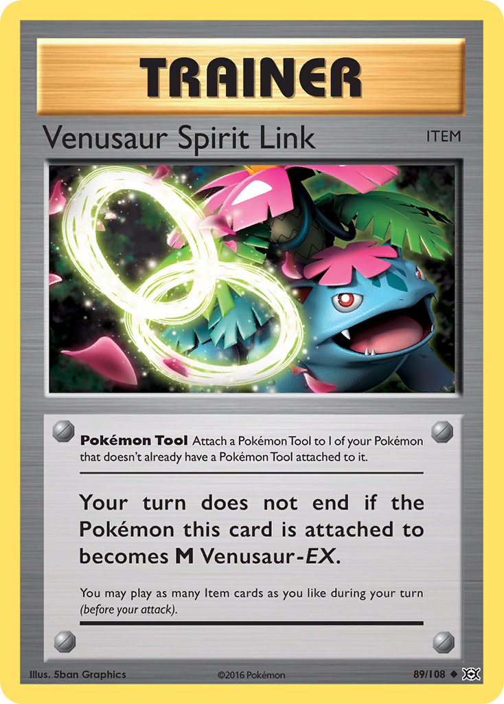 Venusaur Spirit Link (89/108) [XY: Evolutions] | Tables and Towers