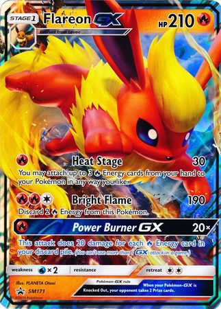 Flareon GX (SM171) (Jumbo Card) [Sun & Moon: Black Star Promos] | Tables and Towers