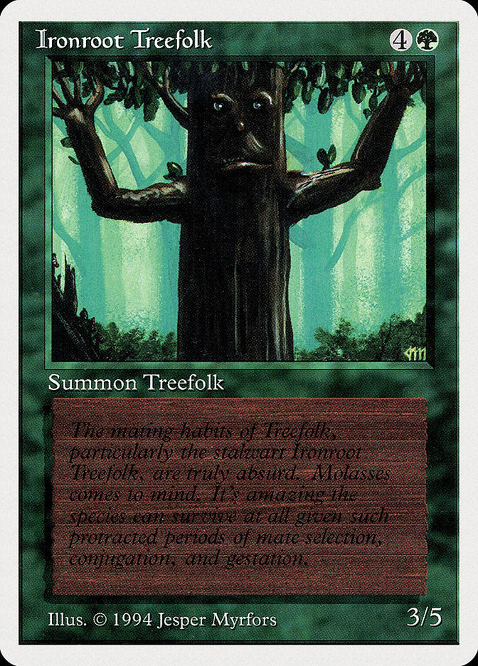 Ironroot Treefolk [Summer Magic / Edgar] | Tables and Towers