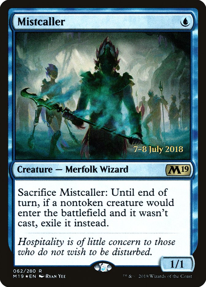 Mistcaller [Core Set 2019 Prerelease Promos] | Tables and Towers