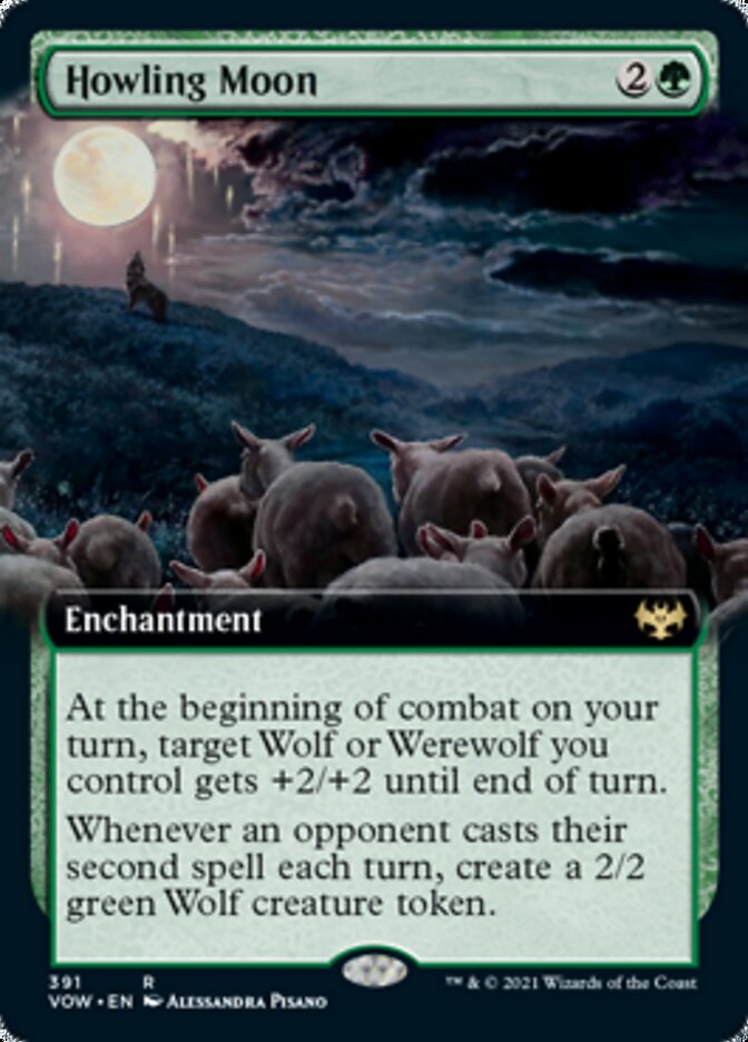 Howling Moon (Extended Art) [Innistrad: Crimson Vow] | Tables and Towers