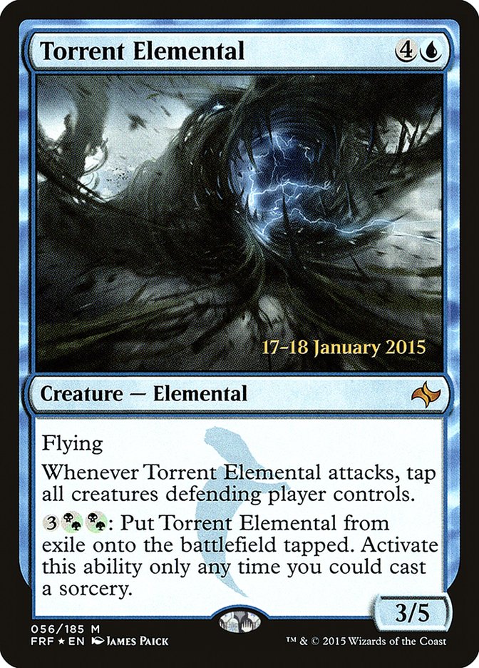 Torrent Elemental [Fate Reforged Prerelease Promos] | Tables and Towers