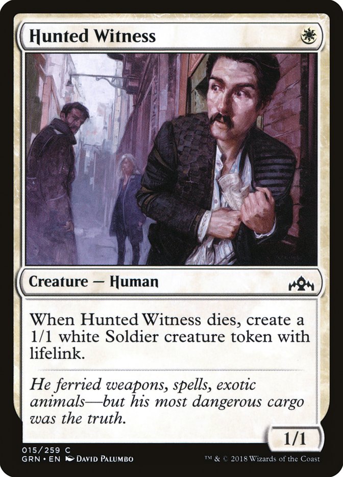 Hunted Witness [Guilds of Ravnica] | Tables and Towers