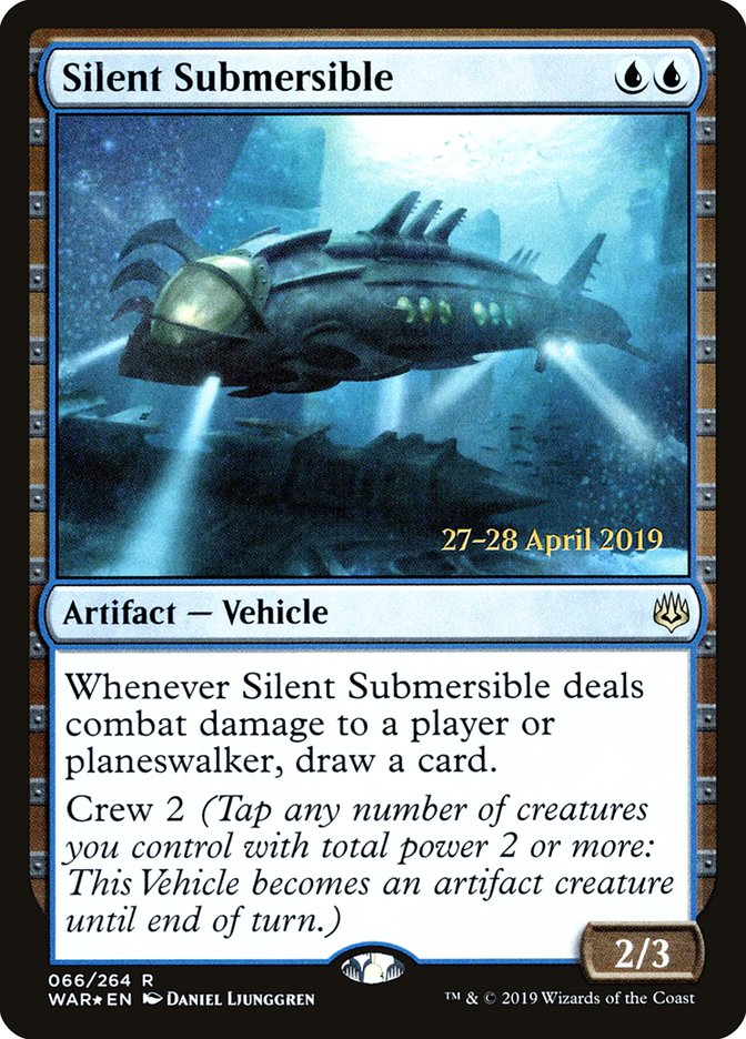 Silent Submersible [War of the Spark Prerelease Promos] | Tables and Towers