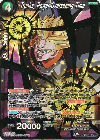 Trunks, Power Overseeing Time (BT3-111) [Cross Worlds] | Tables and Towers