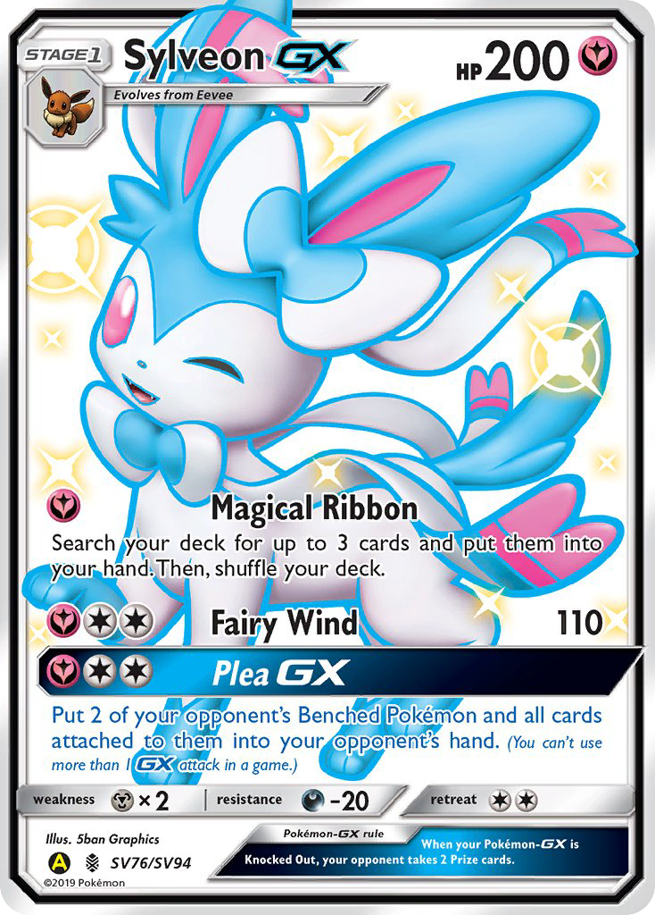 Sylveon GX (SV76/SV94) [Sun & Moon: Hidden Fates - Shiny Vault] | Tables and Towers