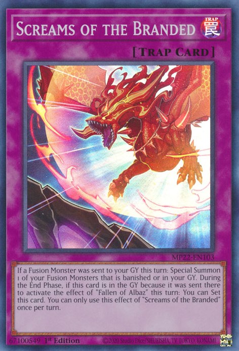 Screams of the Branded [MP22-EN103] Super Rare | Tables and Towers