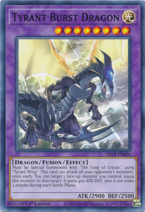 Tyrant Burst Dragon [DLCS-EN056] Common | Tables and Towers