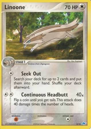 Linoone (3/10) [EX: Trainer Kit - Latios] | Tables and Towers