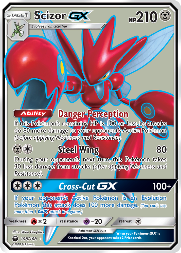 Scizor GX (158/168) [Sun & Moon: Celestial Storm] | Tables and Towers