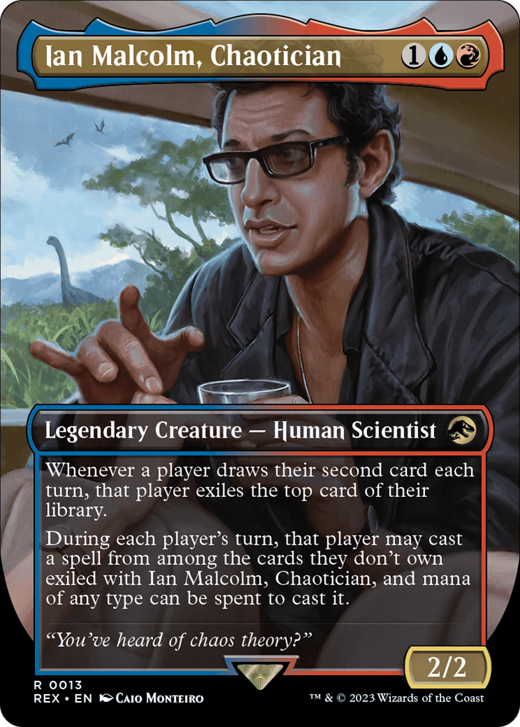 Ian Malcolm, Chaotician (Borderless) [Jurassic World Collection] | Tables and Towers