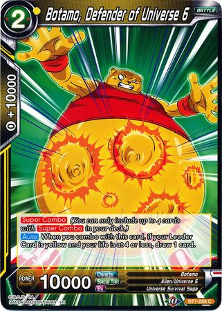 Botamo, Defender of Universe 6 (BT7-088) [Assault of the Saiyans] | Tables and Towers