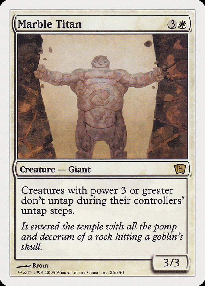 Marble Titan [Ninth Edition] | Tables and Towers