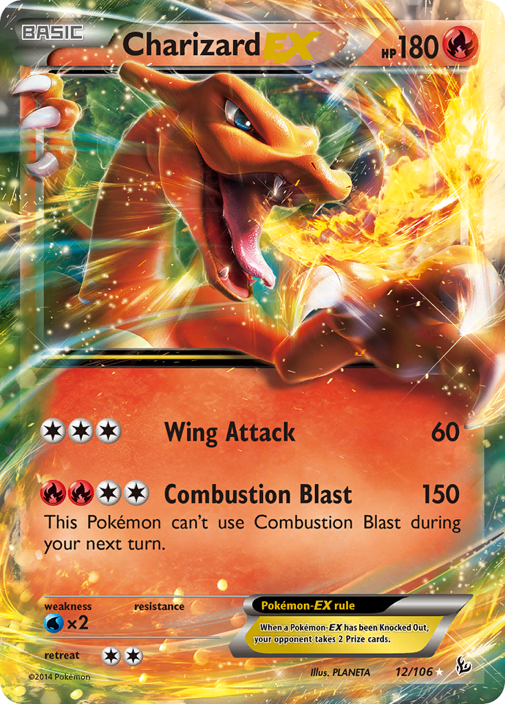 Charizard EX (12/106) [XY: Flashfire] | Tables and Towers