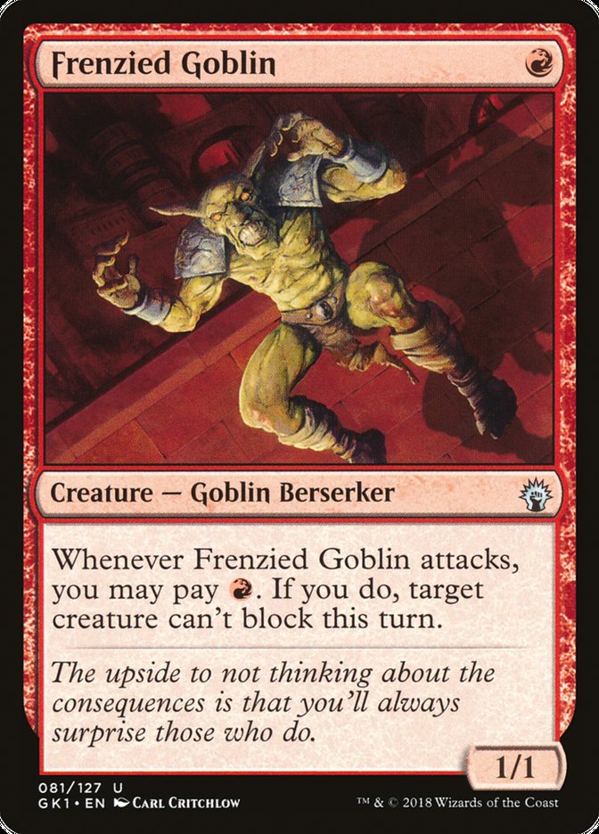 Frenzied Goblin [Guilds of Ravnica Guild Kit] | Tables and Towers