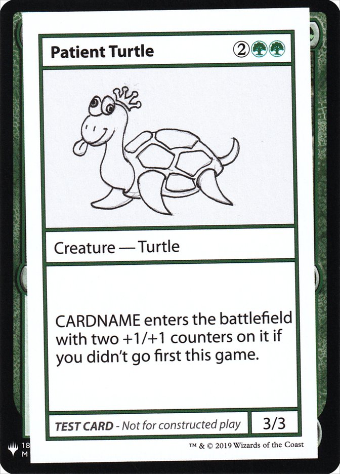 Patient Turtle [Mystery Booster Playtest Cards] | Tables and Towers