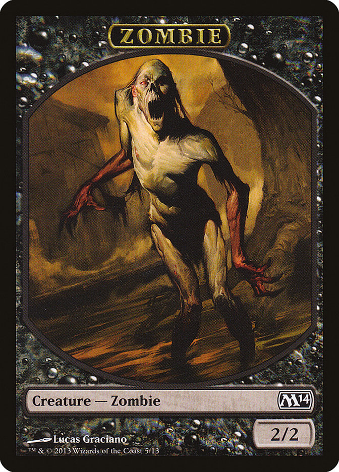 Zombie Token [Magic 2014 Tokens] | Tables and Towers