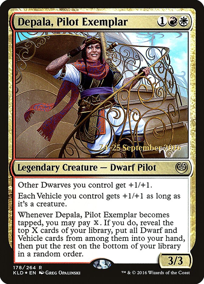 Depala, Pilot Exemplar [Kaladesh Prerelease Promos] | Tables and Towers