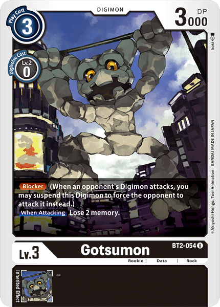 Gotsumon [BT2-054] [Release Special Booster Ver.1.0] | Tables and Towers