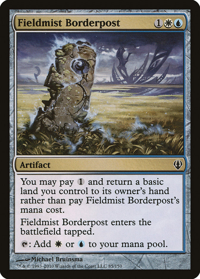 Fieldmist Borderpost [Archenemy] | Tables and Towers