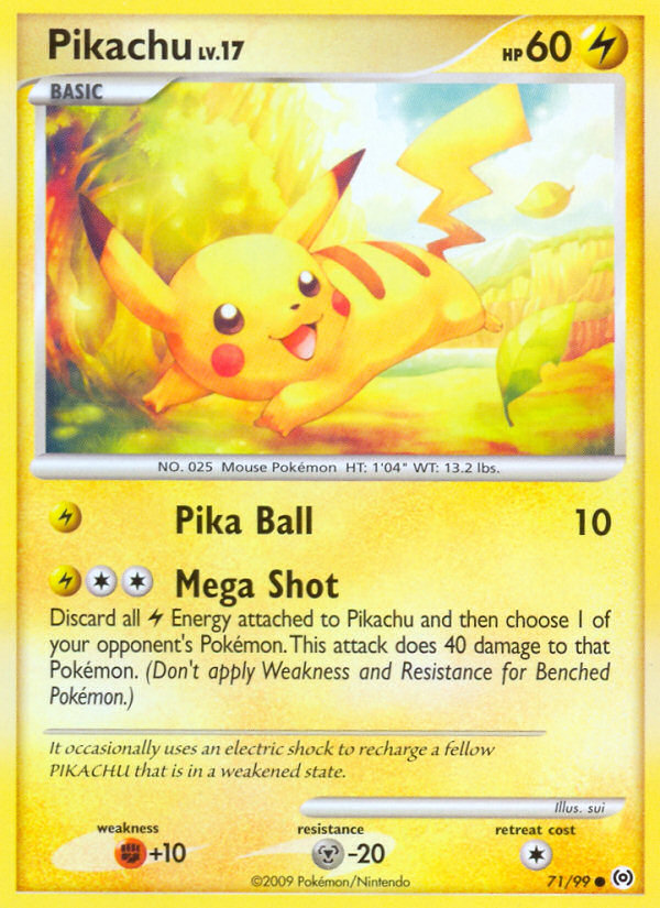 Pikachu (71/99) [Platinum: Arceus] | Tables and Towers