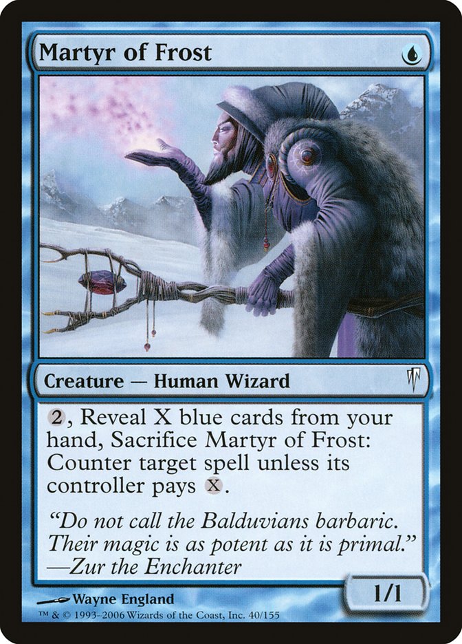 Martyr of Frost [Coldsnap] | Tables and Towers