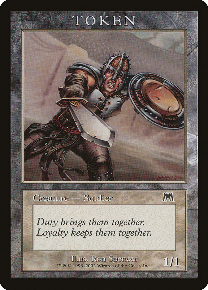 Soldier Token [Magic Player Rewards 2002] | Tables and Towers