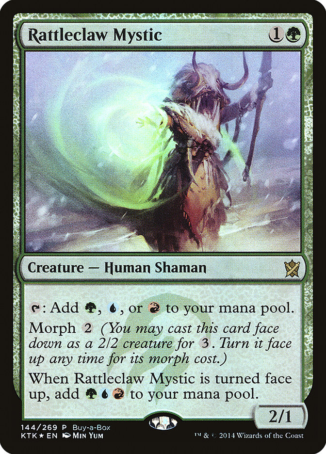 Rattleclaw Mystic (Buy-A-Box) [Khans of Tarkir Promos] | Tables and Towers