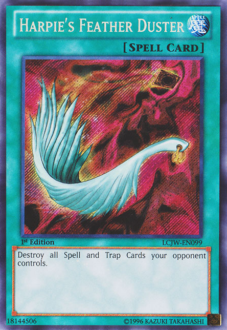 Harpie's Feather Duster [LCJW-EN099] Secret Rare | Tables and Towers