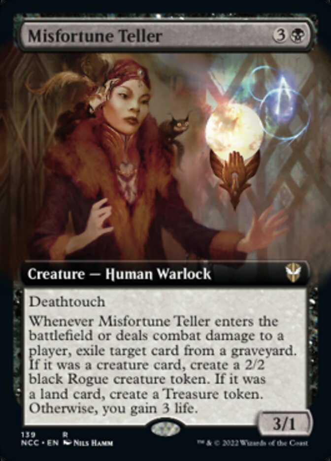 Misfortune Teller (Extended Art) [Streets of New Capenna Commander] | Tables and Towers