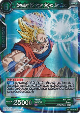 Inherited Will Super Saiyan Son Goku (BT2-071) [Union Force] | Tables and Towers