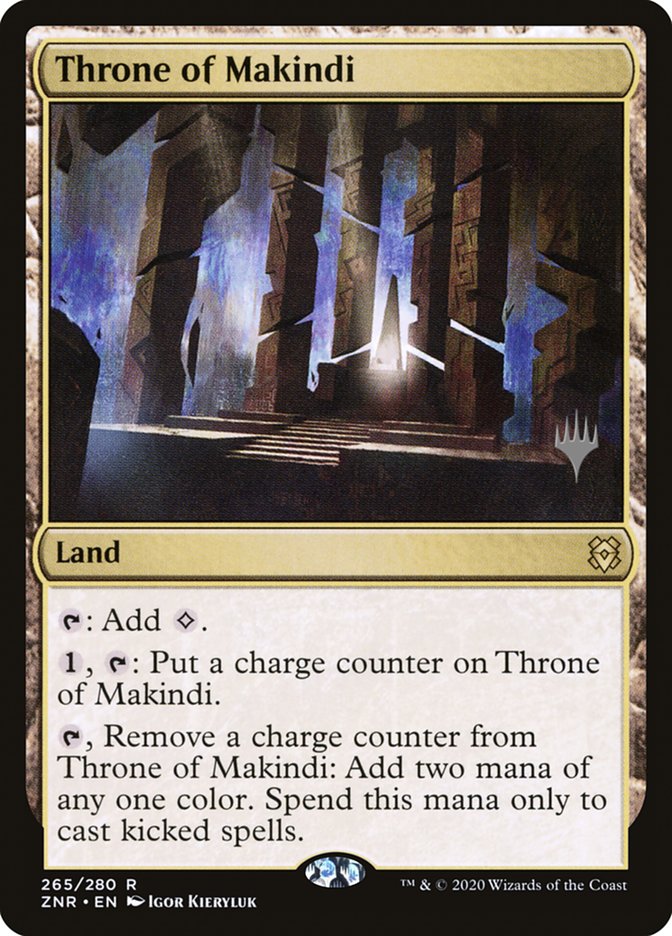 Throne of Makindi (Promo Pack) [Zendikar Rising Promos] | Tables and Towers