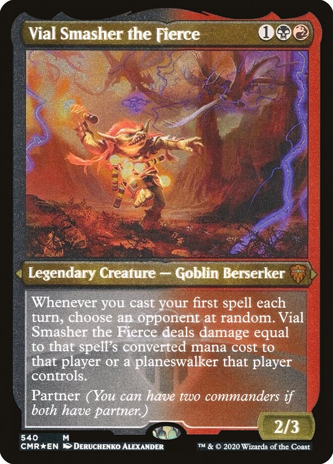 Vial Smasher the Fierce (Etched) [Commander Legends] | Tables and Towers