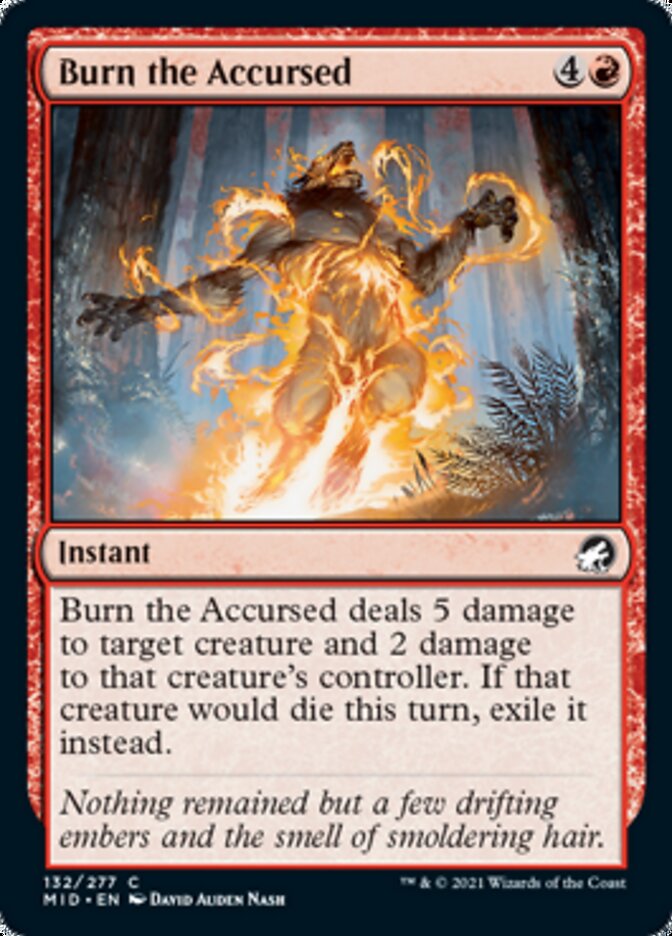 Burn the Accursed [Innistrad: Midnight Hunt] | Tables and Towers