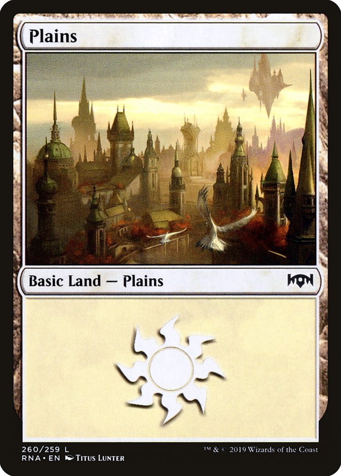 Plains (260) [Ravnica Allegiance] | Tables and Towers