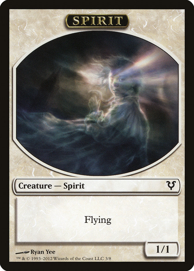 Spirit Token (3/8) [Avacyn Restored Tokens] | Tables and Towers