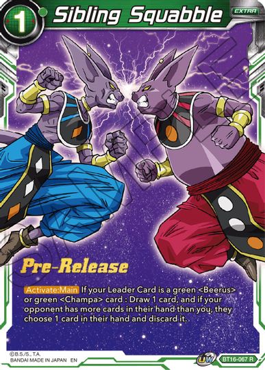 Sibling Squabble (BT16-067) [Realm of the Gods Prerelease Promos] | Tables and Towers