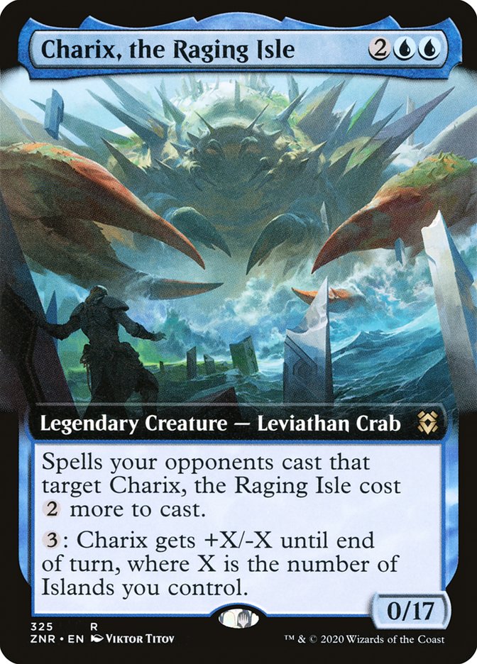 Charix, the Raging Isle (Extended Art) [Zendikar Rising] | Tables and Towers