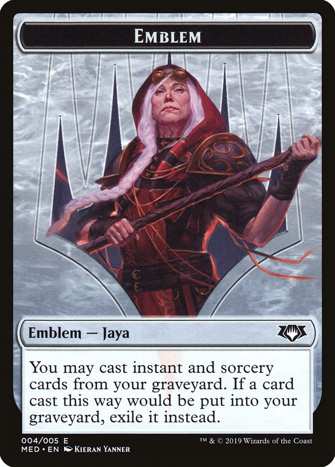 Jaya Ballard Emblem [Mythic Edition Tokens] | Tables and Towers