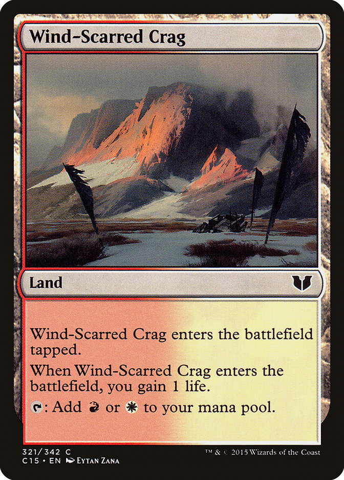 Wind-Scarred Crag [Commander 2015] | Tables and Towers