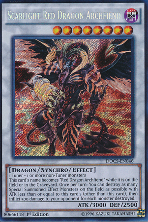 Scarlight Red Dragon Archfiend [DOCS-EN046] Secret Rare | Tables and Towers