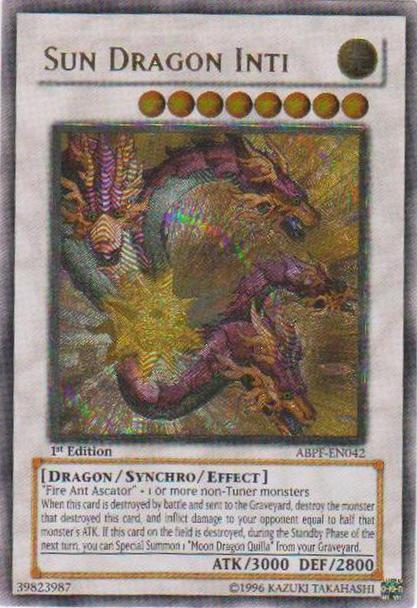 Sun Dragon Inti [ABPF-EN042] Ultimate Rare | Tables and Towers